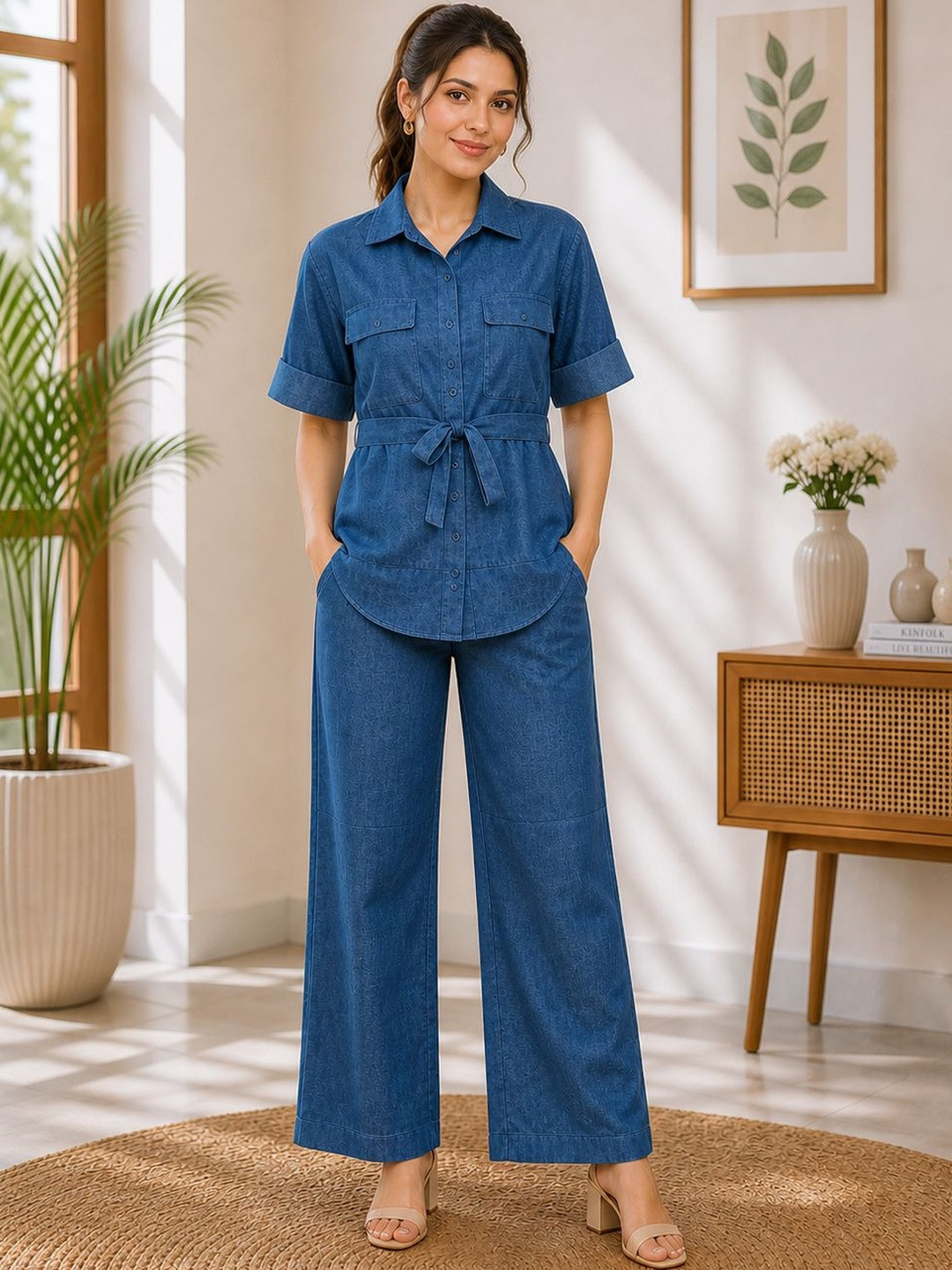 Greatech Fashions Women Regular Shirt with Trousers