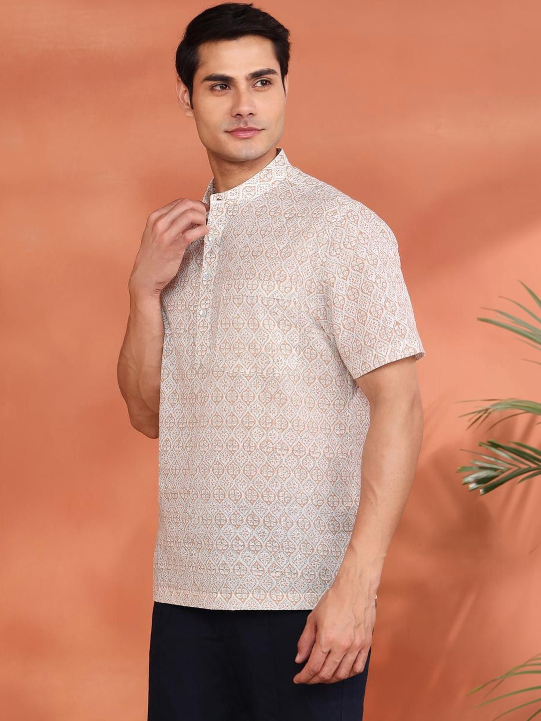 Fabindia Men Printed Casual Shirt
