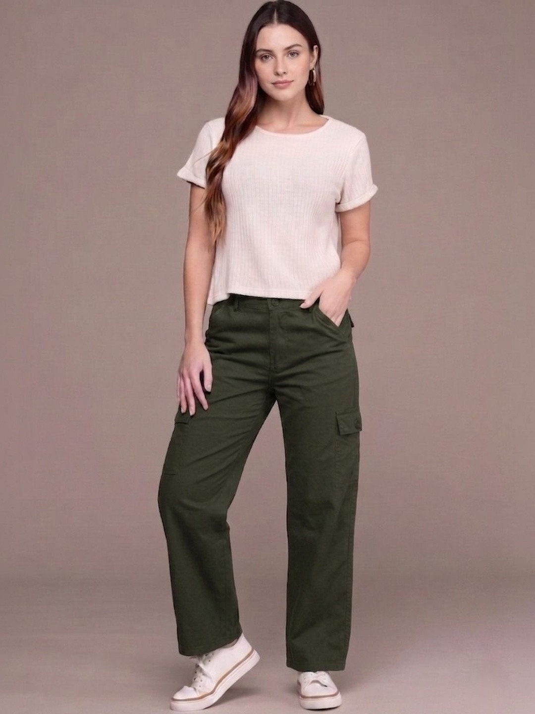 zayla Women Comfort Straight Fit High-Rise Jeans