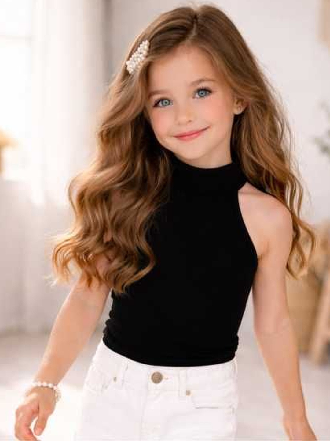 RAMIAAZ Girls Cotton Blend Tops