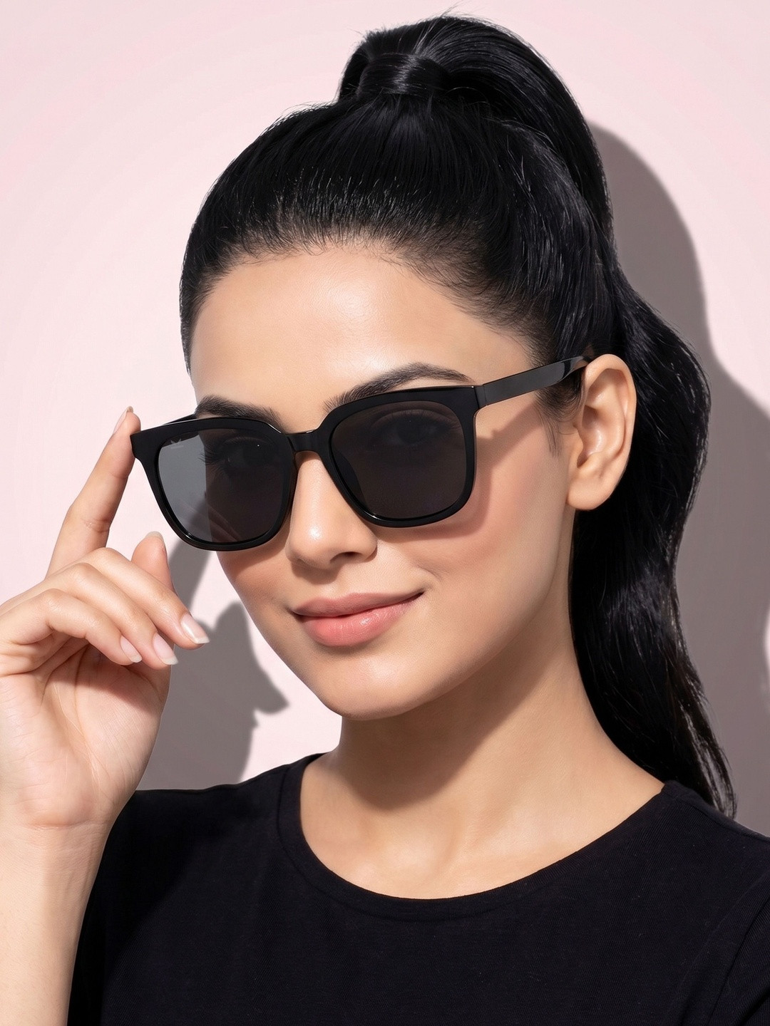 PERKEY Women Square Sunglasses with UV Protected Lens PRKY0017-C1