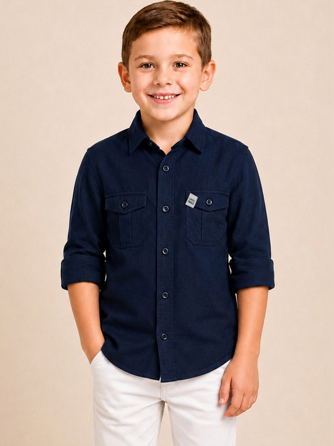 Dripteen Boys Classic Casual Shirt