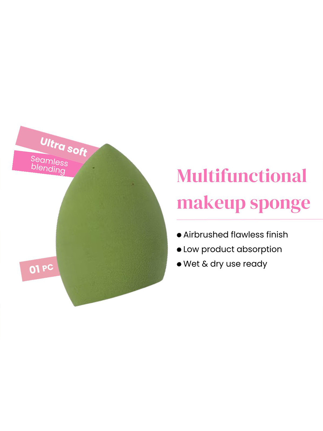 Rhe Cosmetics Beauty Blender Makeup Sponge - Green