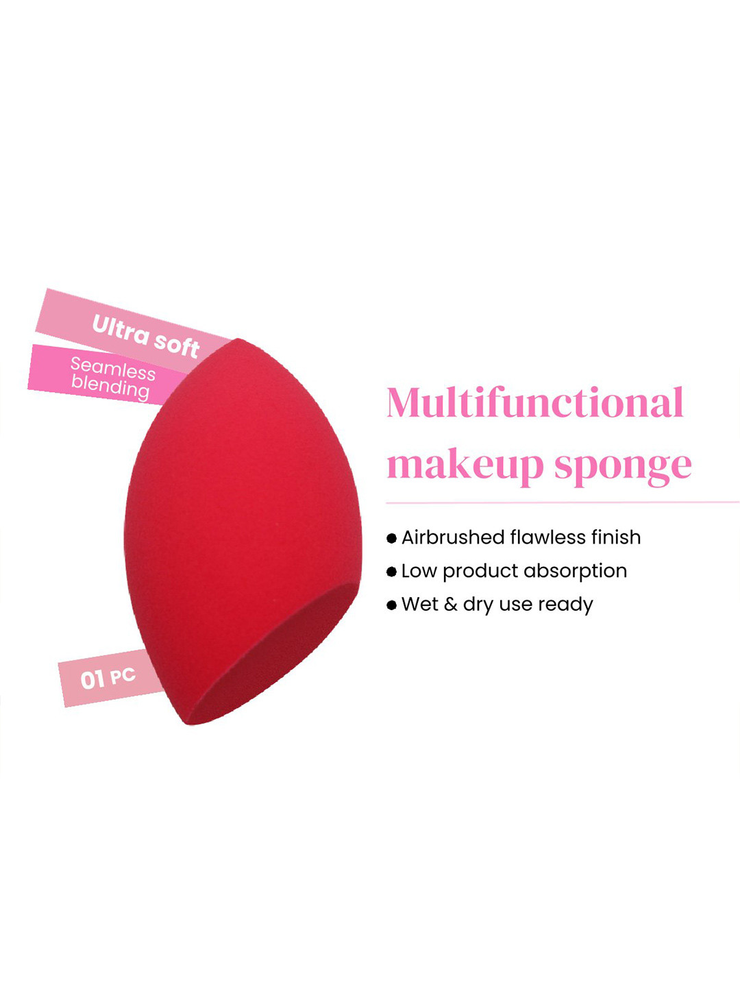 Rhe Cosmetics Skin-Friendly Beauty Blender Makeup Sponge