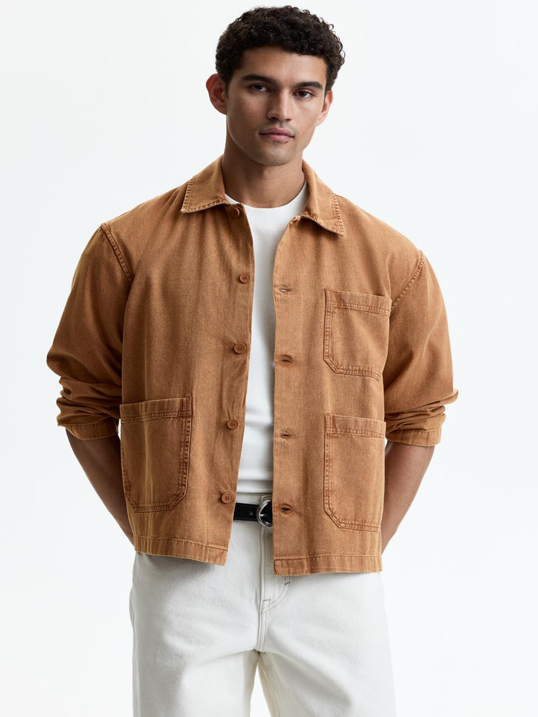 H&M Cotton Twill Overshirt