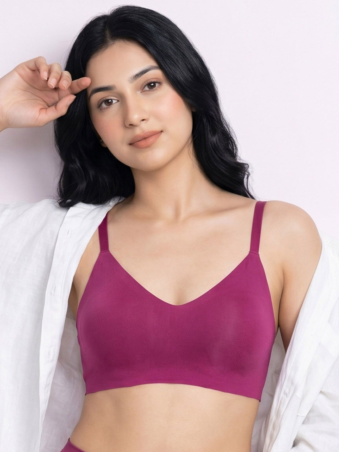 Intimist Cotton Non- Padded Full Coverage Bonded Bra