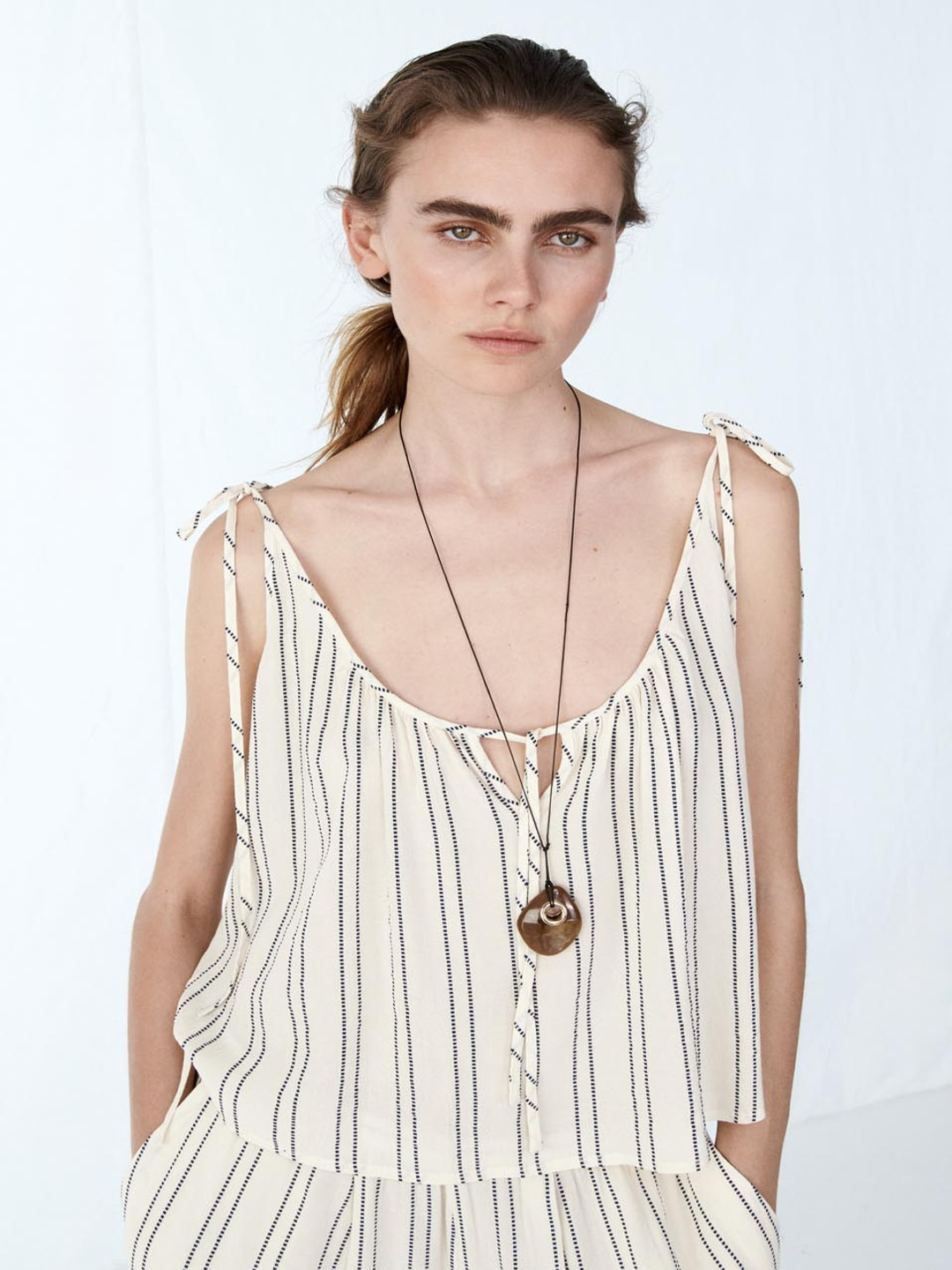 H&M Oversized Tie-Strap Top