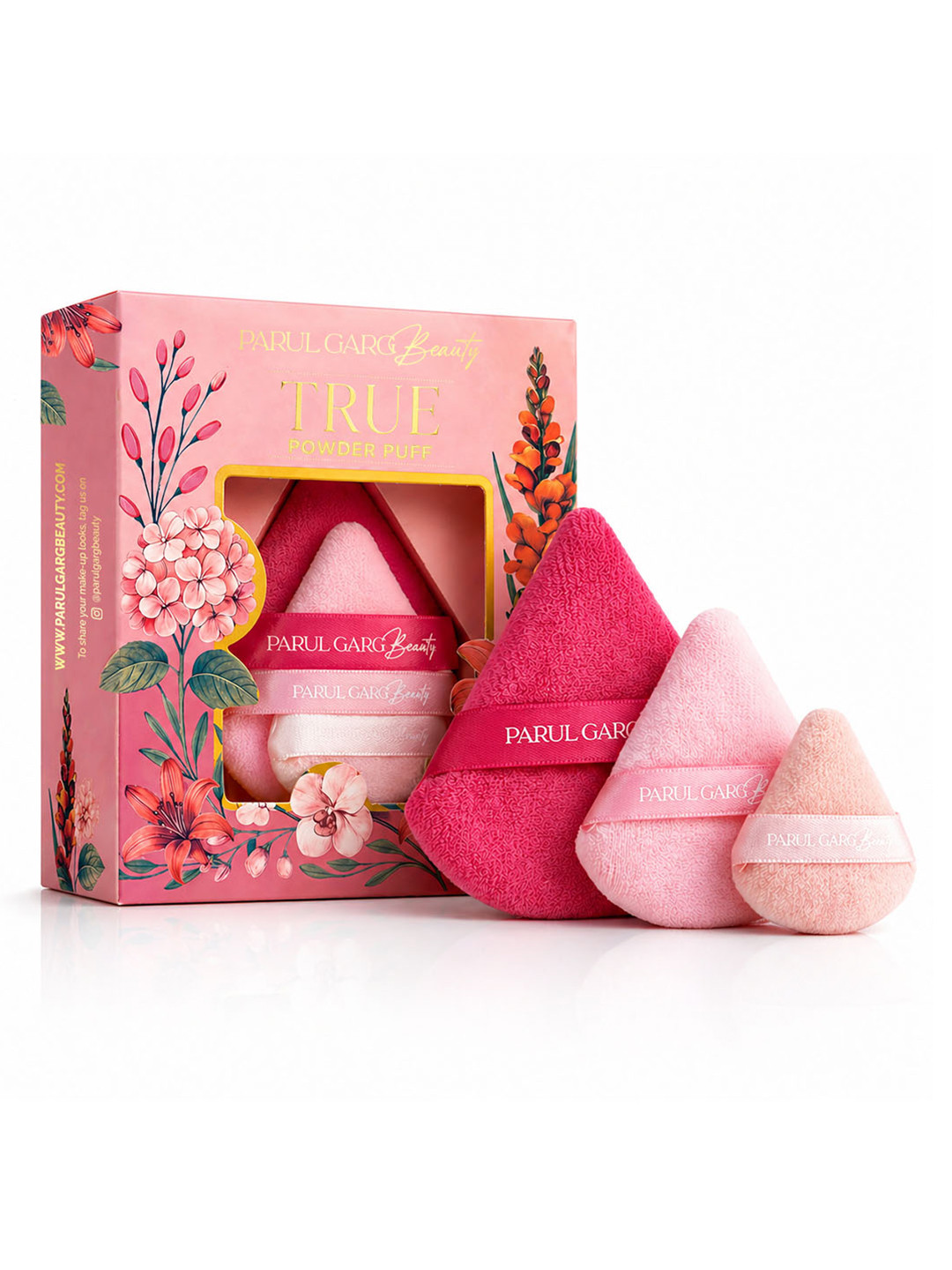 Parul Garg Set Of 3 Powder Puff