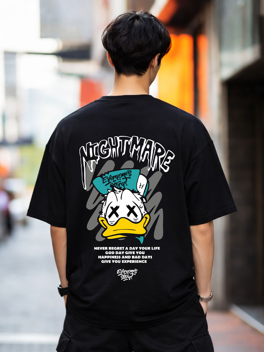 HIOR Men Donald Duck Printed T-shirt