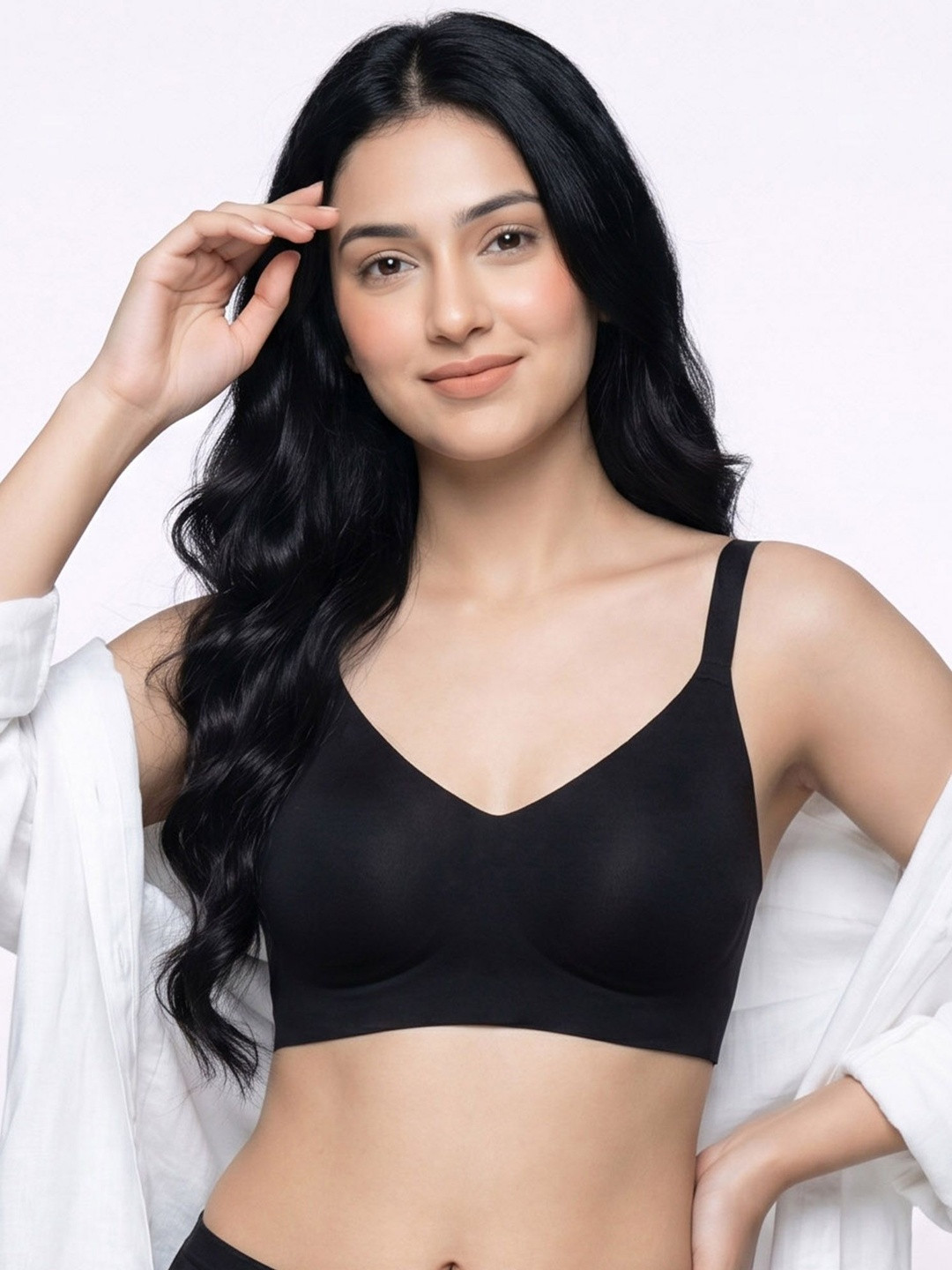 Intimist Cotton Non- Padded Full Coverage Bonded Bra