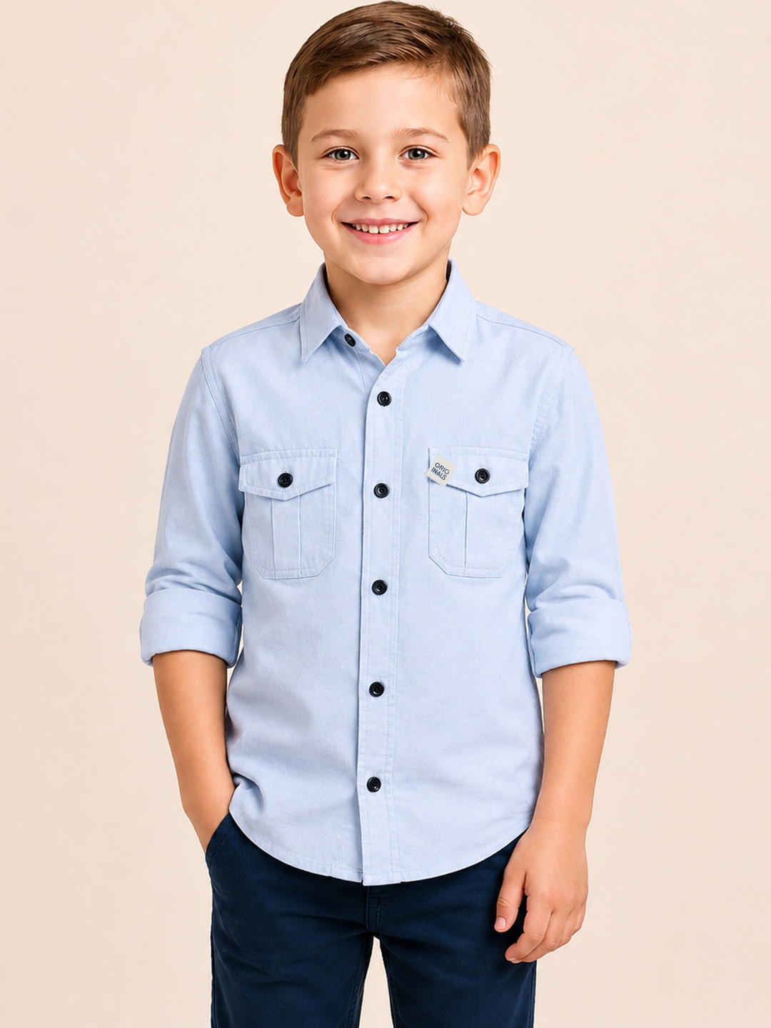 Dripteen Boys Classic Casual Shirt