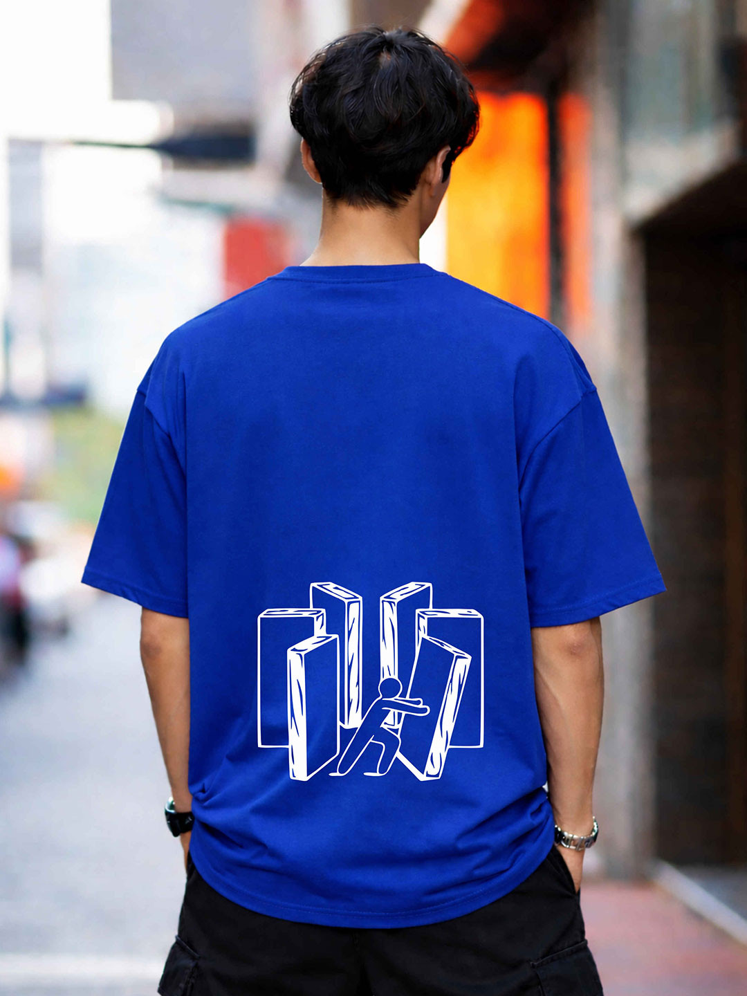 HIOR Men Typography Printed T-shirt