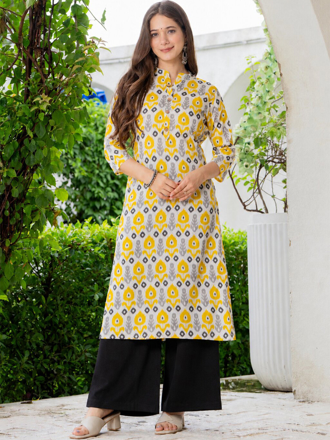 FABZARI Women Ethnic Motifs Printed Kurta