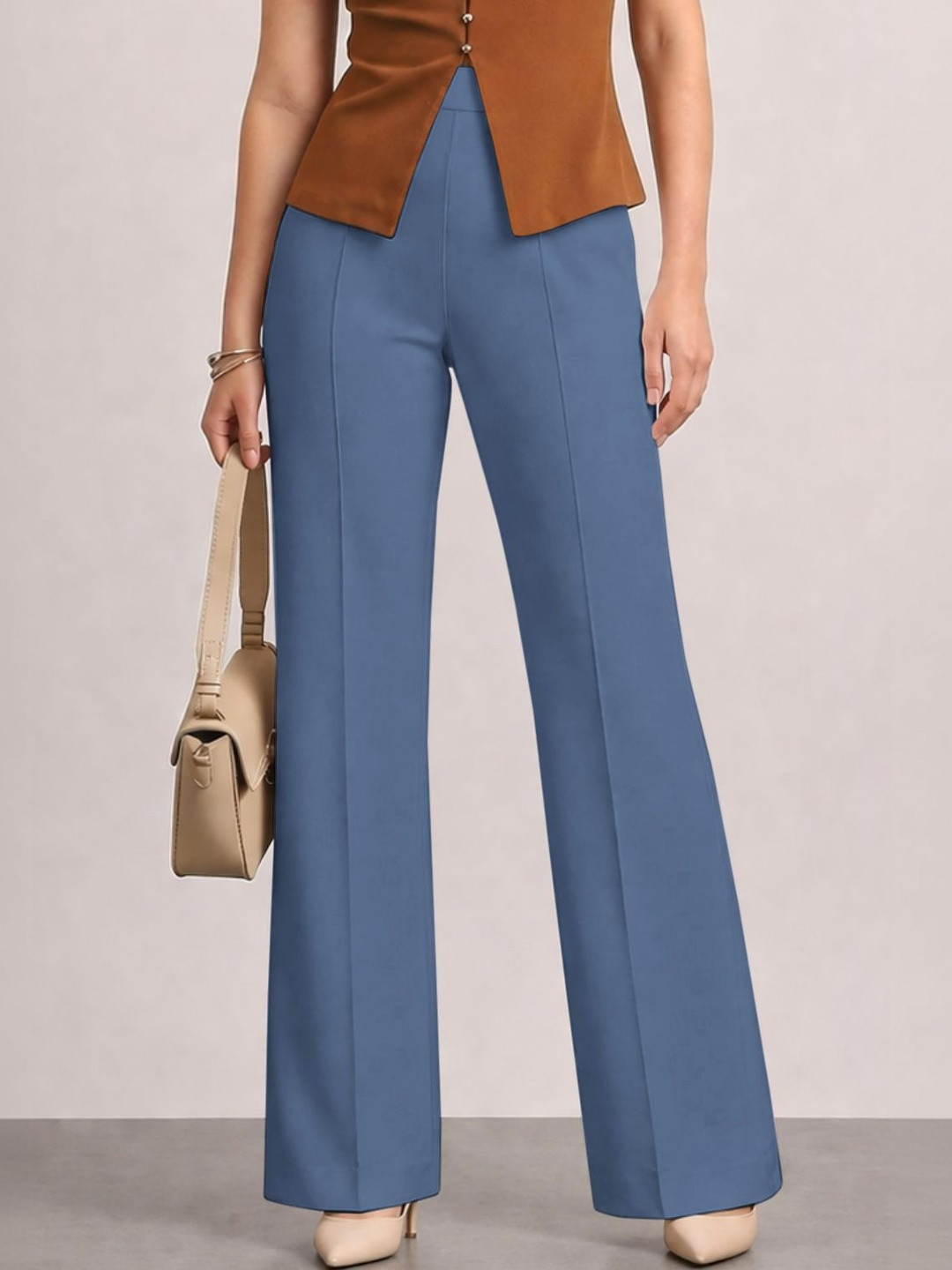Moda Rapido Women Relaxed Easy Wash Trousers