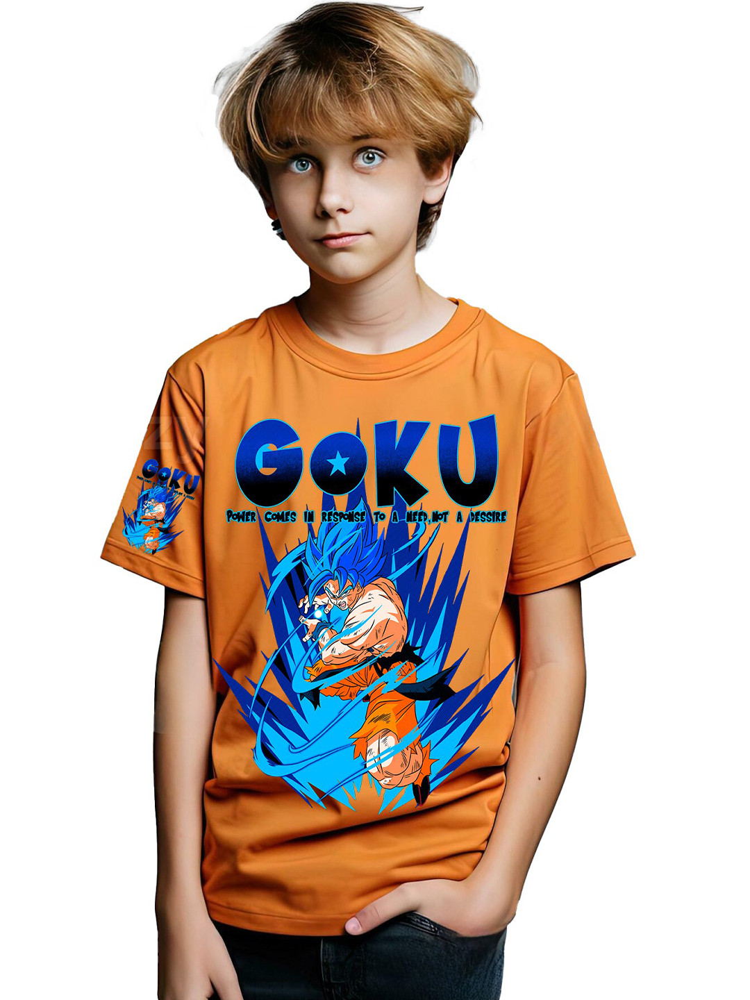 PUSHANKA Boys Printed Pure Cotton T-shirt