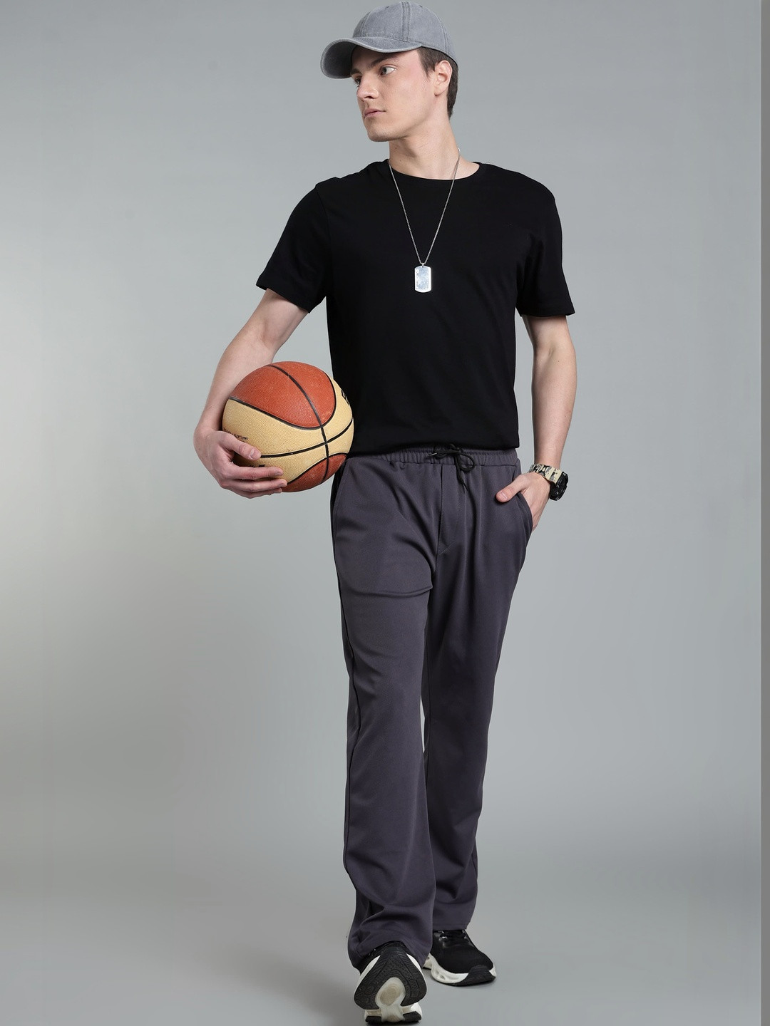HERE&NOW Men Regular Fit Track Pants