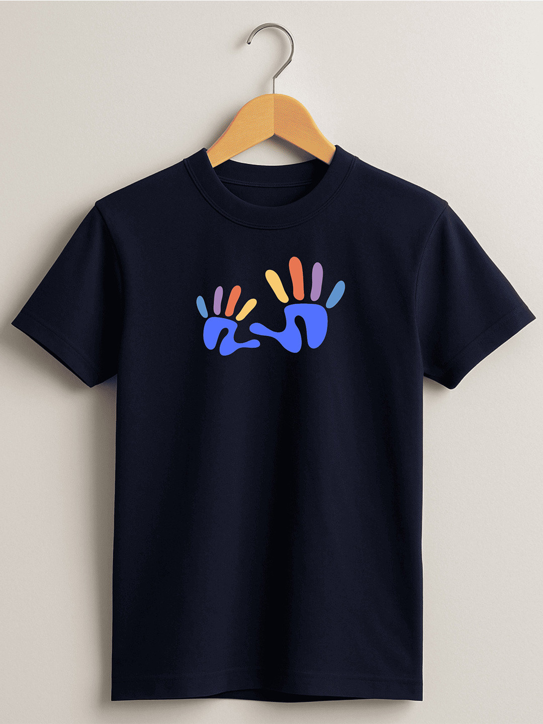 misbis Girls Printed Cotton T-shirt