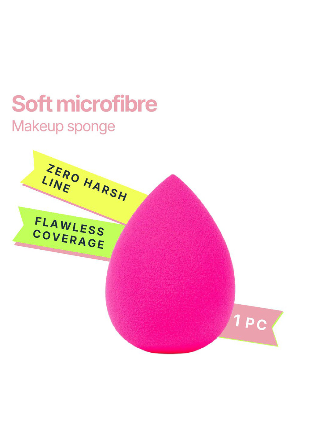 Makeup By Siti New Age Tear Drop Makeup Sponge - Spicy Pink