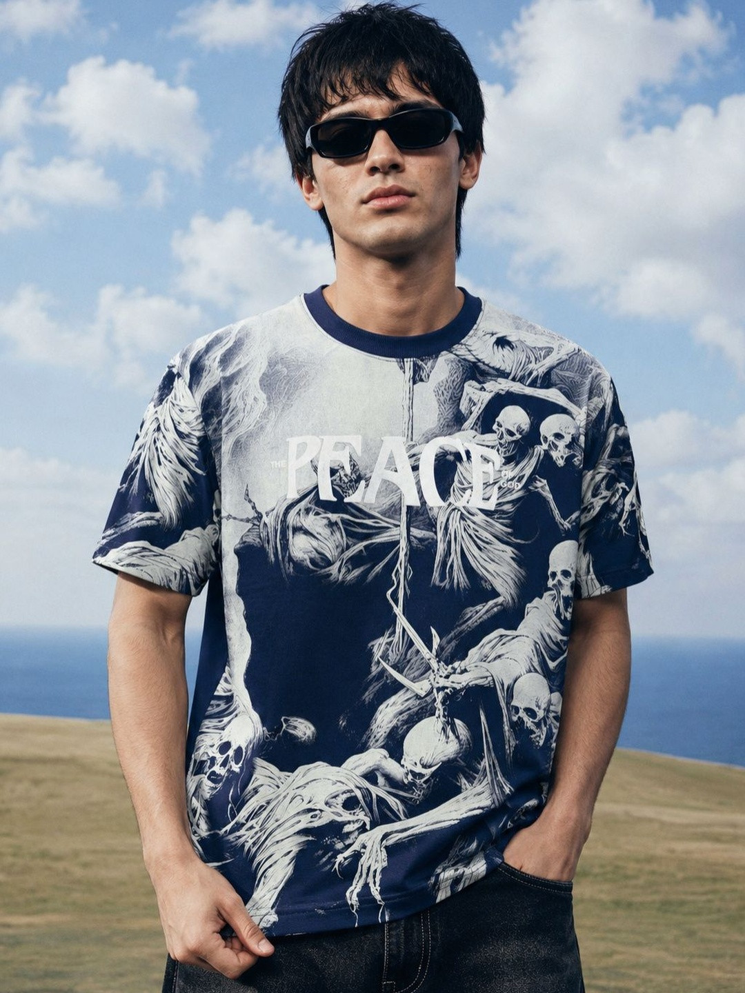 RINO7 Men Printed T-shirt