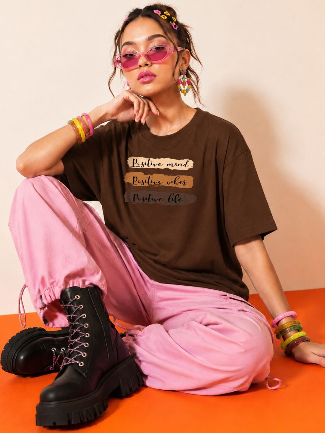 Neon Femme Women Typography Printed T-shirt
