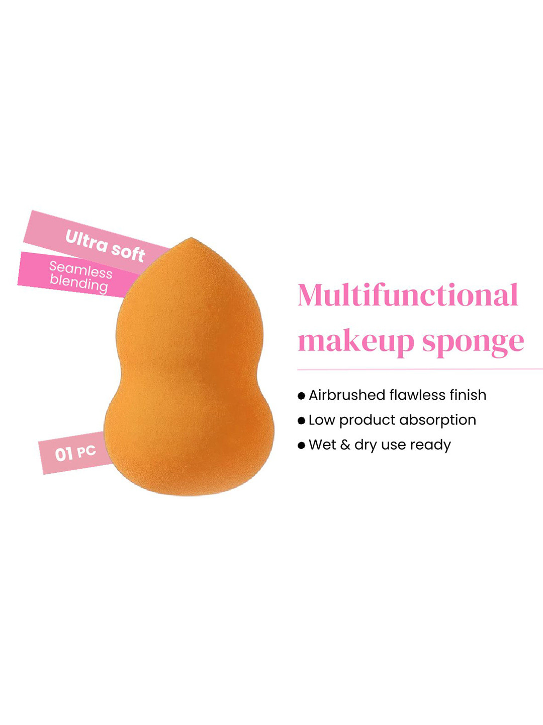 Rhe Cosmetics Lightweight Curved Makeup Sponge Beauty Blender