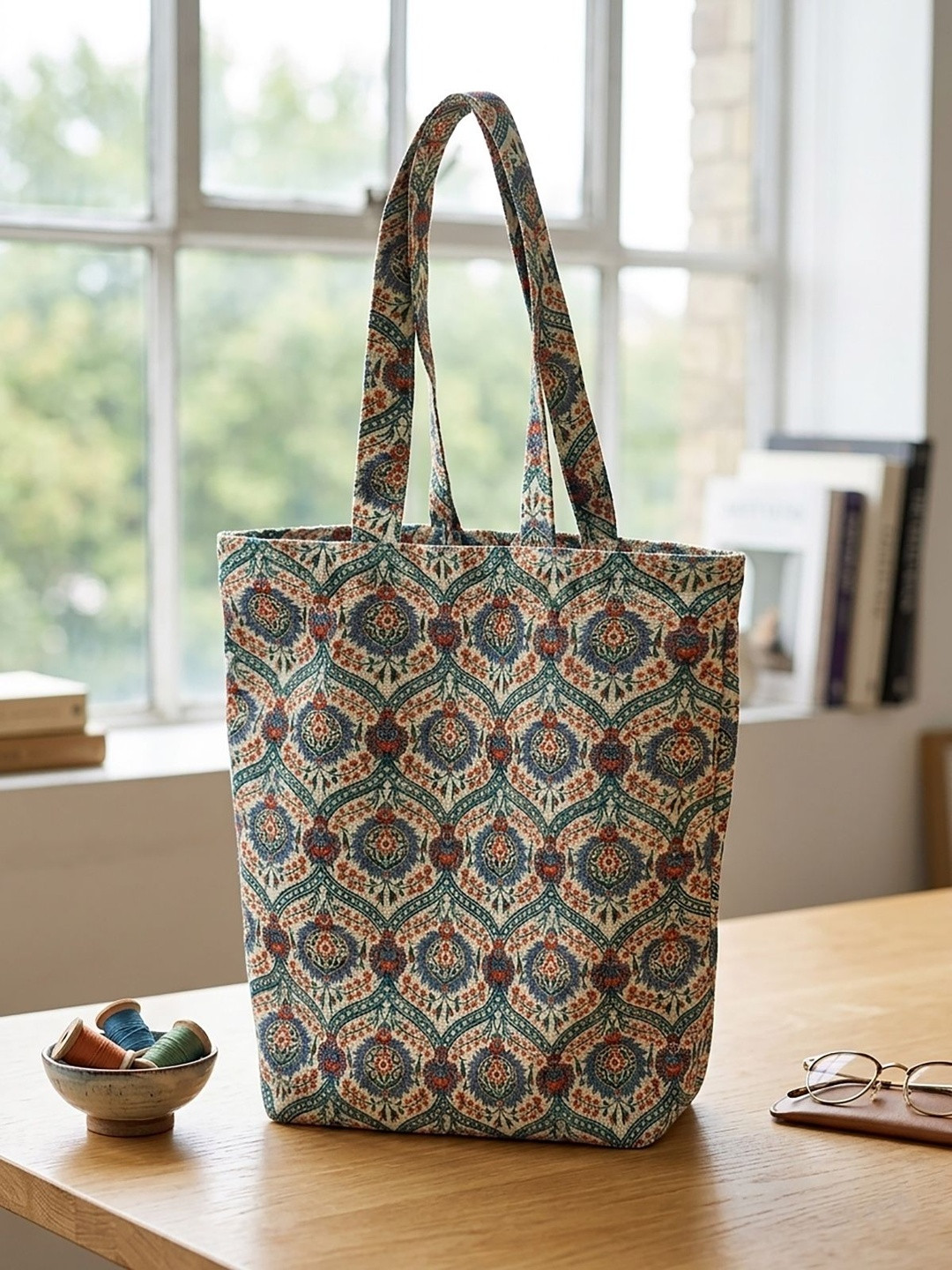 BANDICOOT Ethnic Motifs Printed Tote Bag