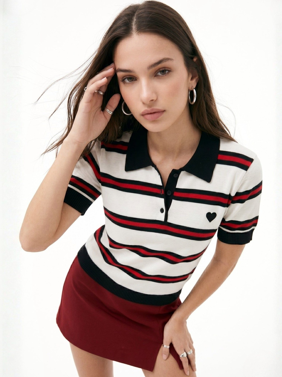 Outzidr Striped Top