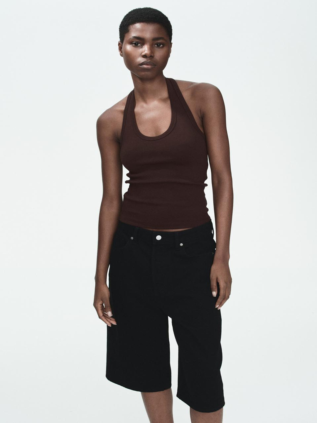 HM Cotton Halterneck Top