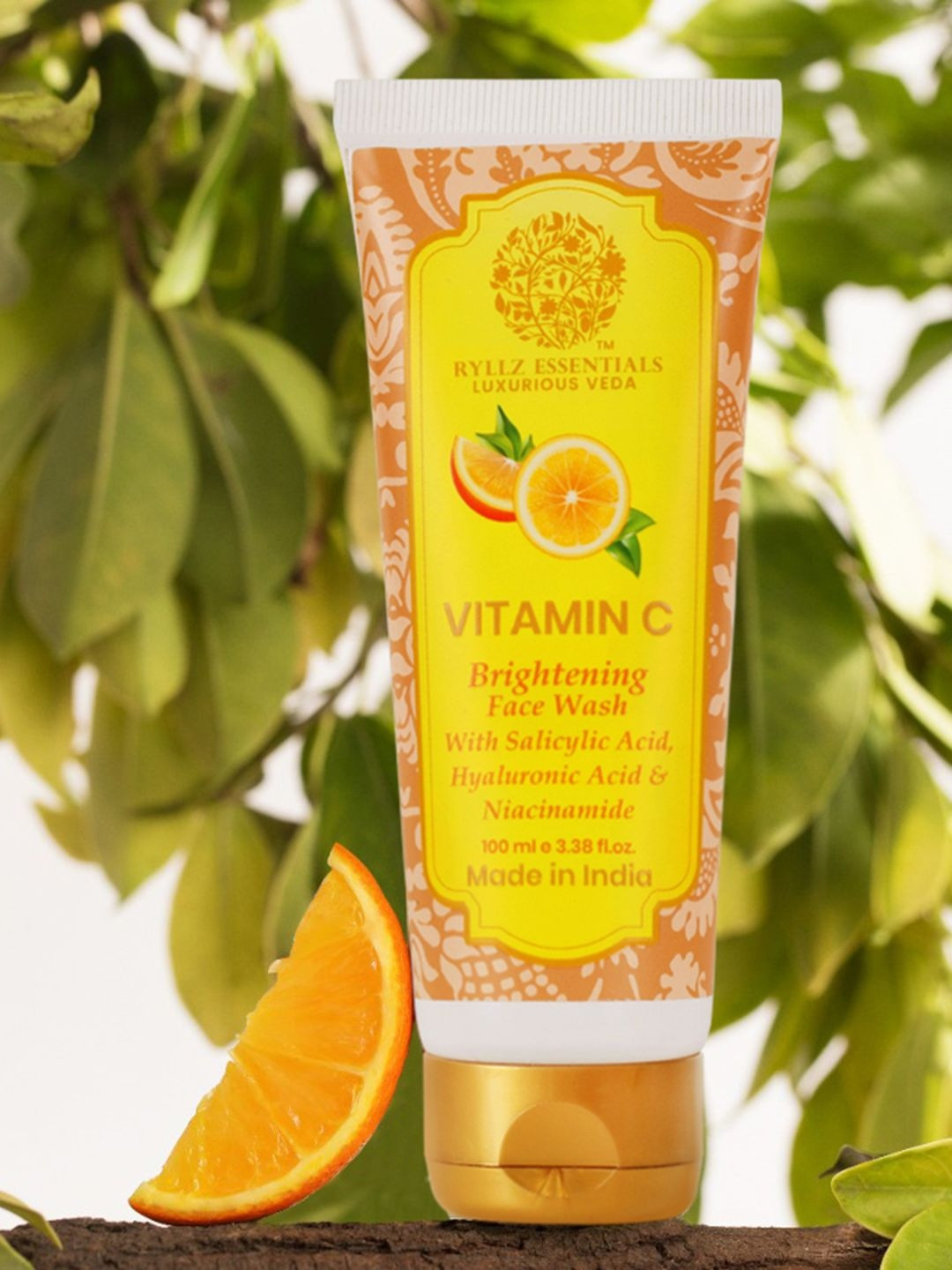 RYLLZ ESSENTIALS Vitamin C Face Wash - 100 ml