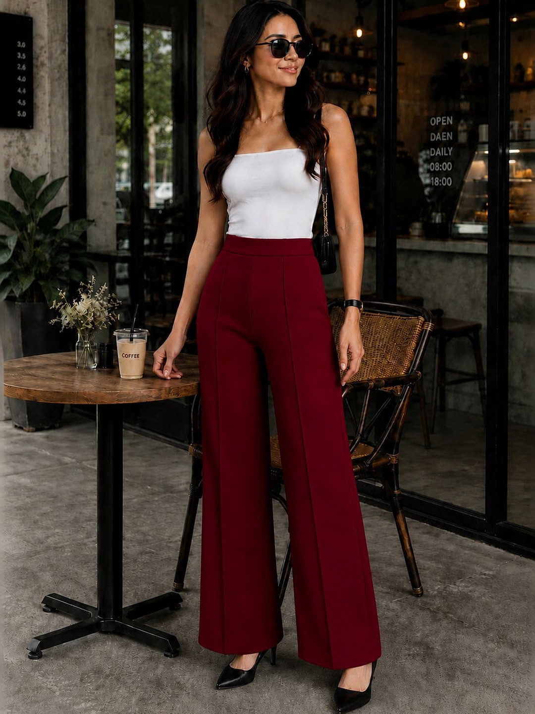 Moda Rapido Women Relaxed Easy Wash Trousers