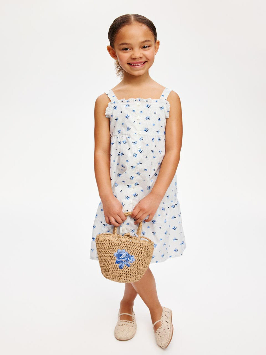 H&M Tiered Cotton Dress