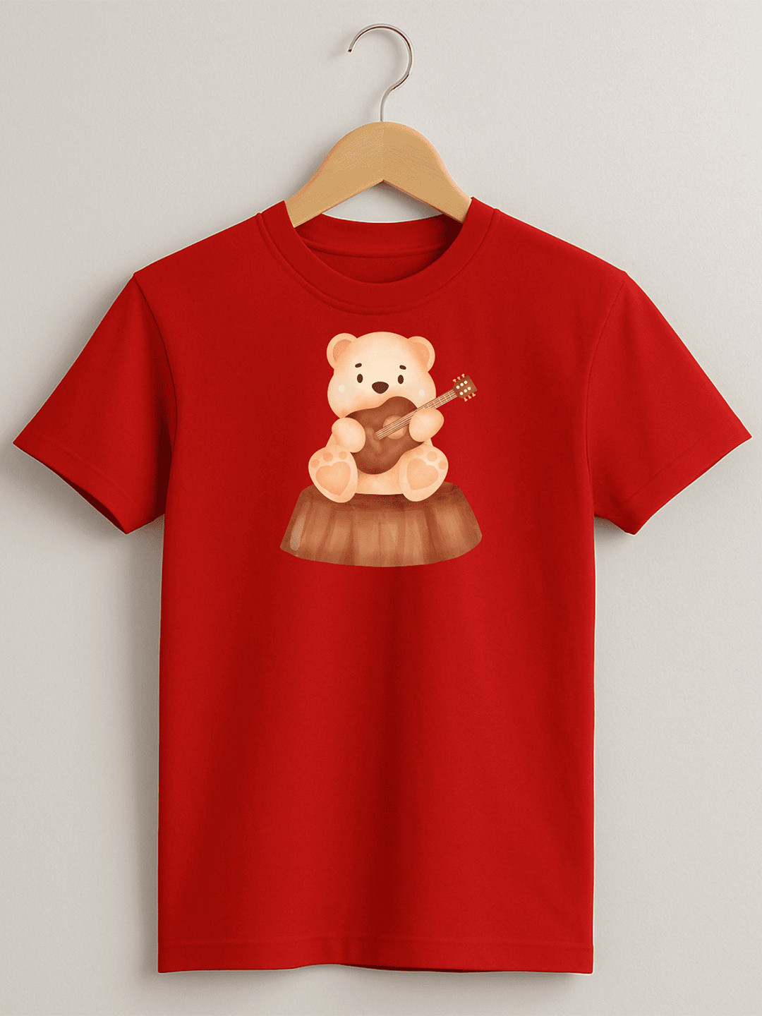 misbis Girls Printed Cotton T-shirt