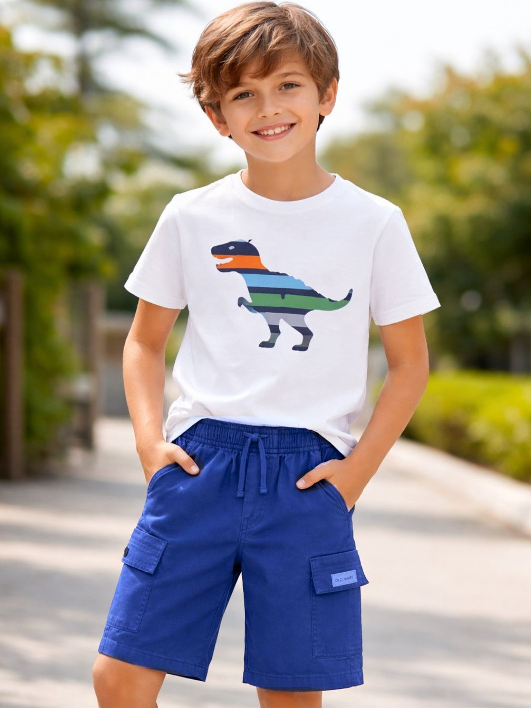 Gini and Jony Boys Denim Regular Fit Cargo Shorts