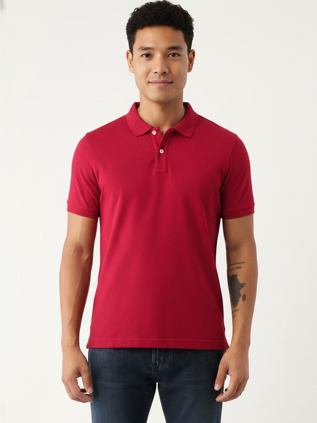 Moda Rapido Men Polo Collar Anti Odour T-shirt