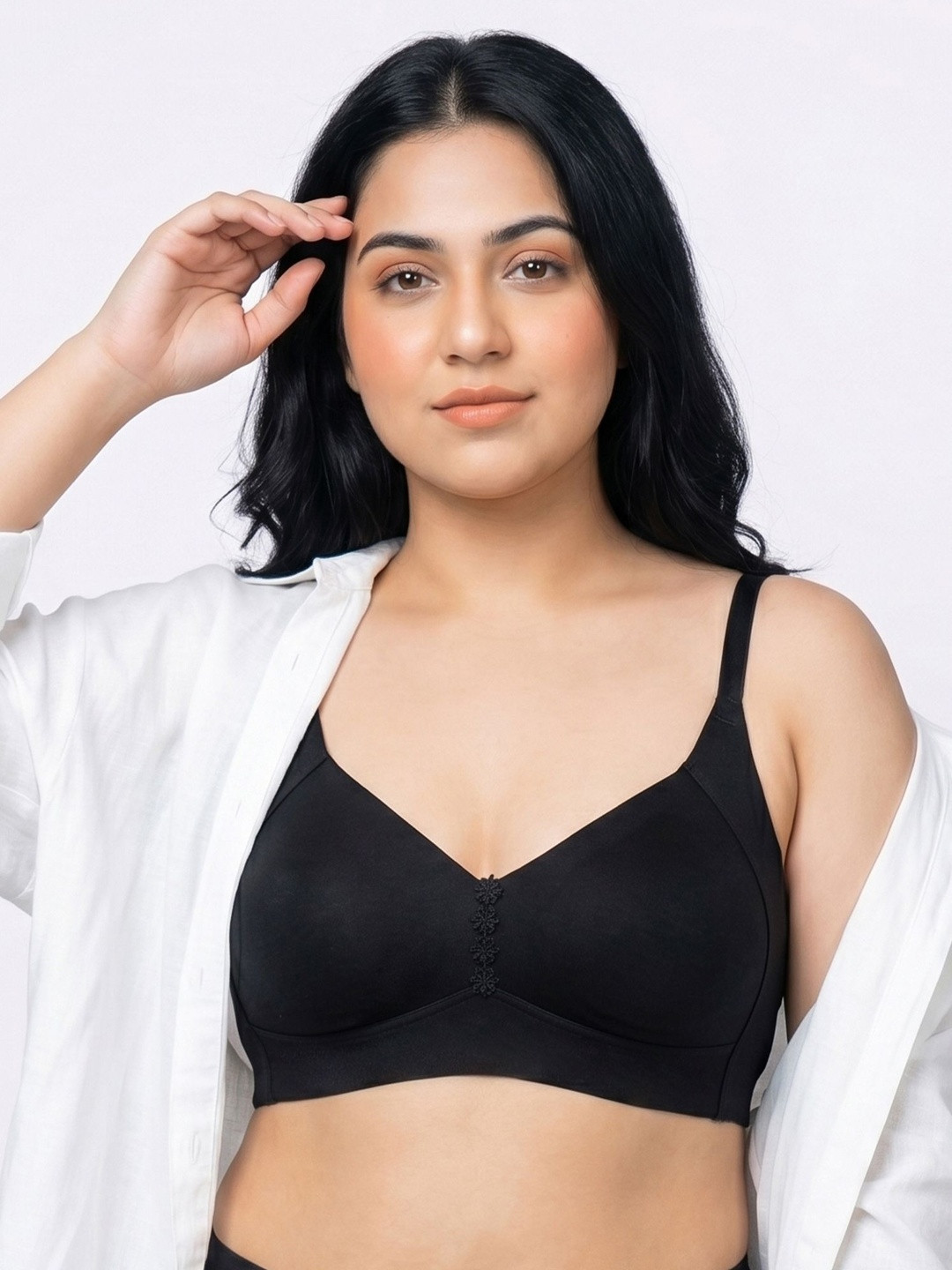 Intimist Cotton Non-Padded Minimiser M-Frame Minimiser Bonded Bra