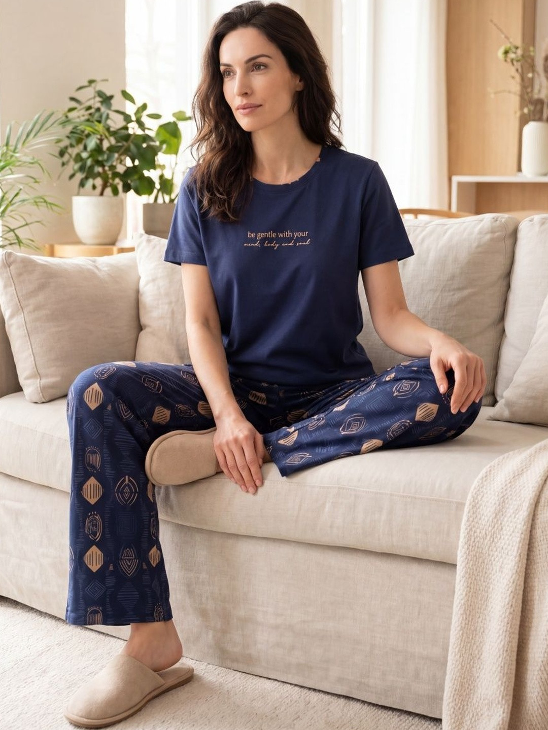 Sweet Dreams Women Printed Night suit