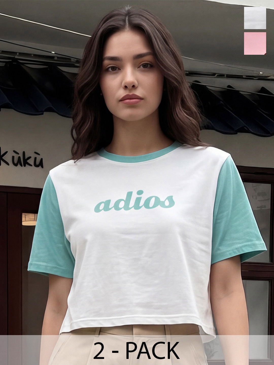 Blooming Tales Women 2 Printed Boxy T-shirt