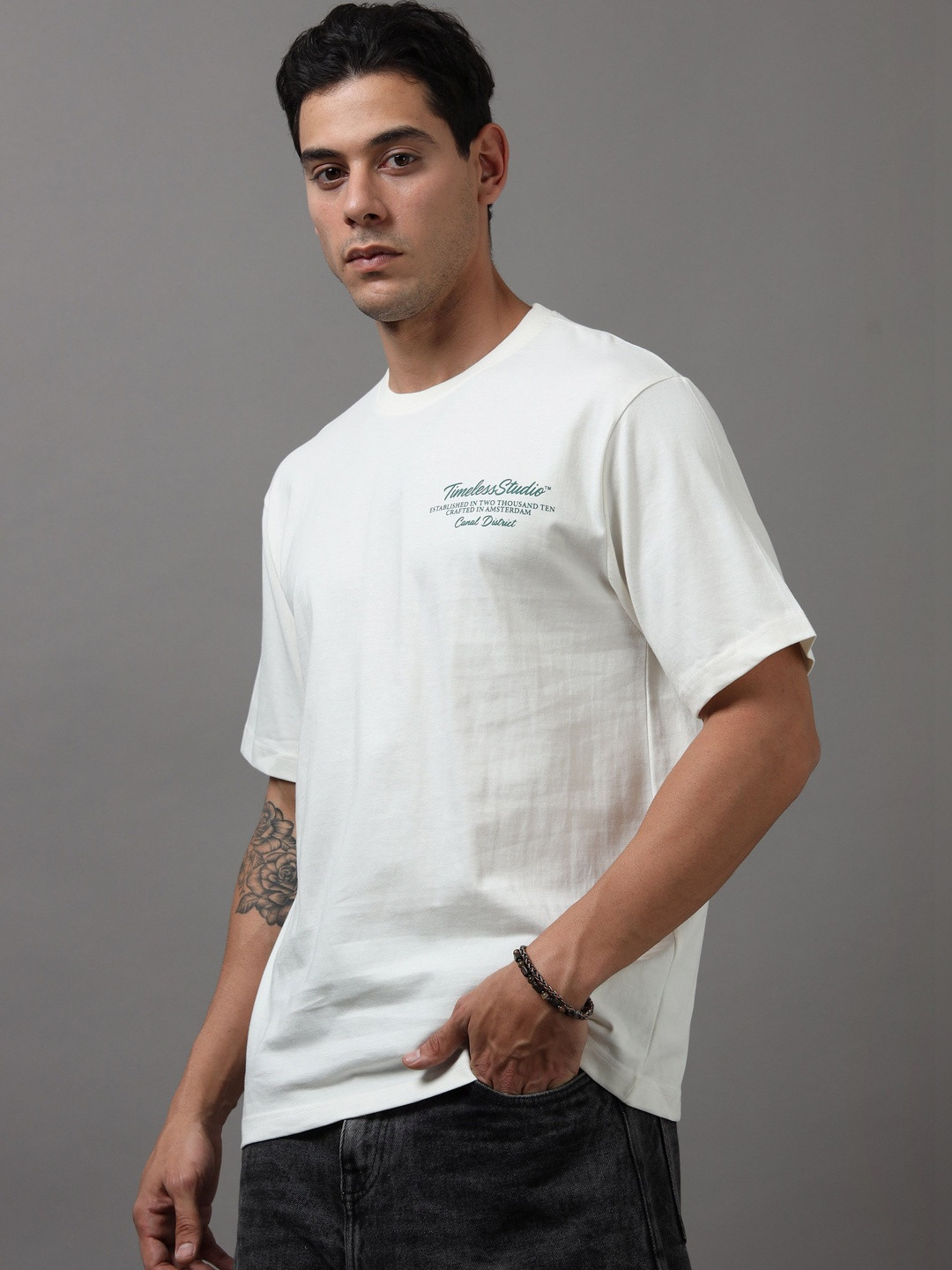 ARDEUR Men Typography Printed T-shirt