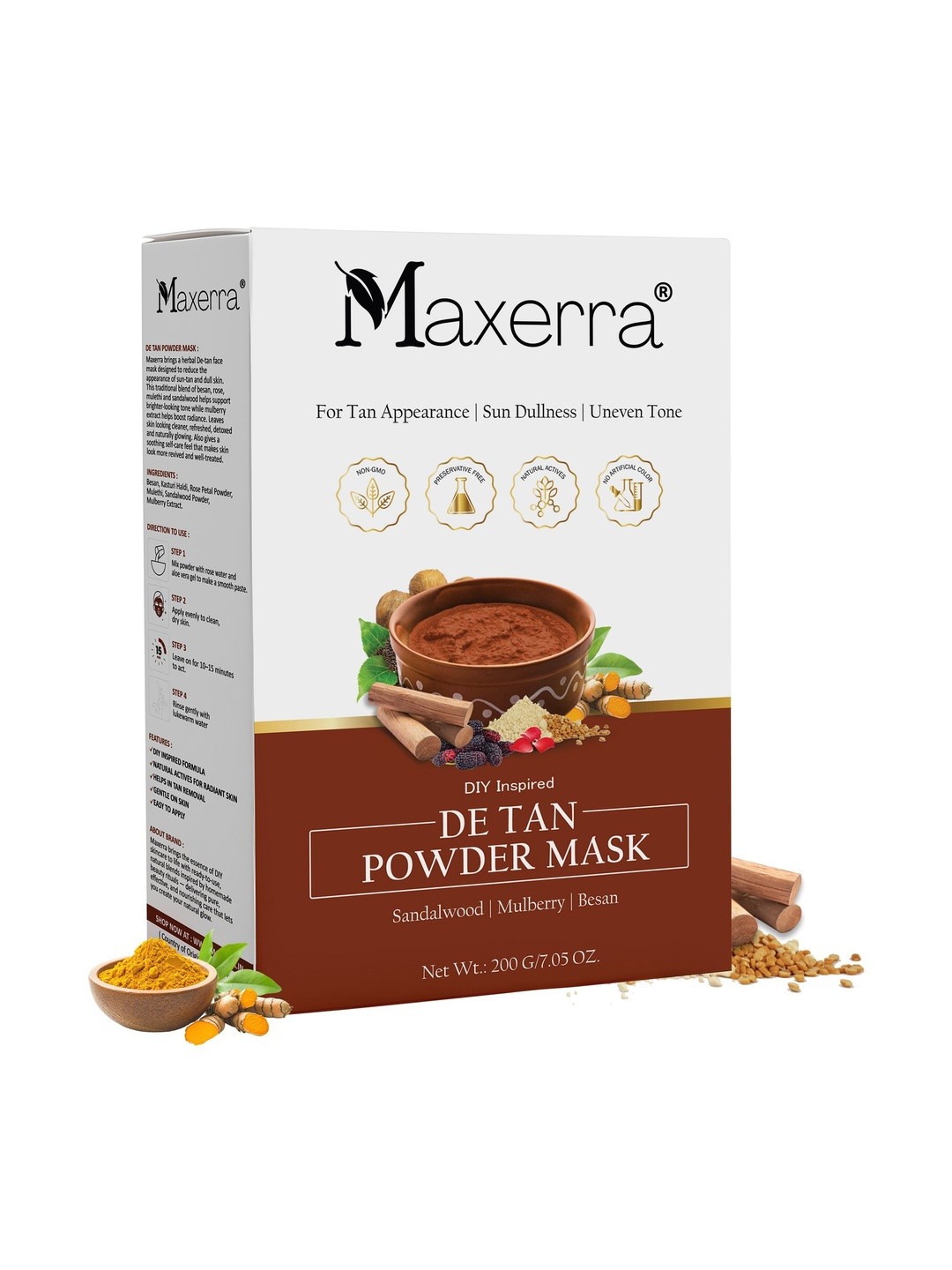 Maxerra De-Tan Mask - 200 g