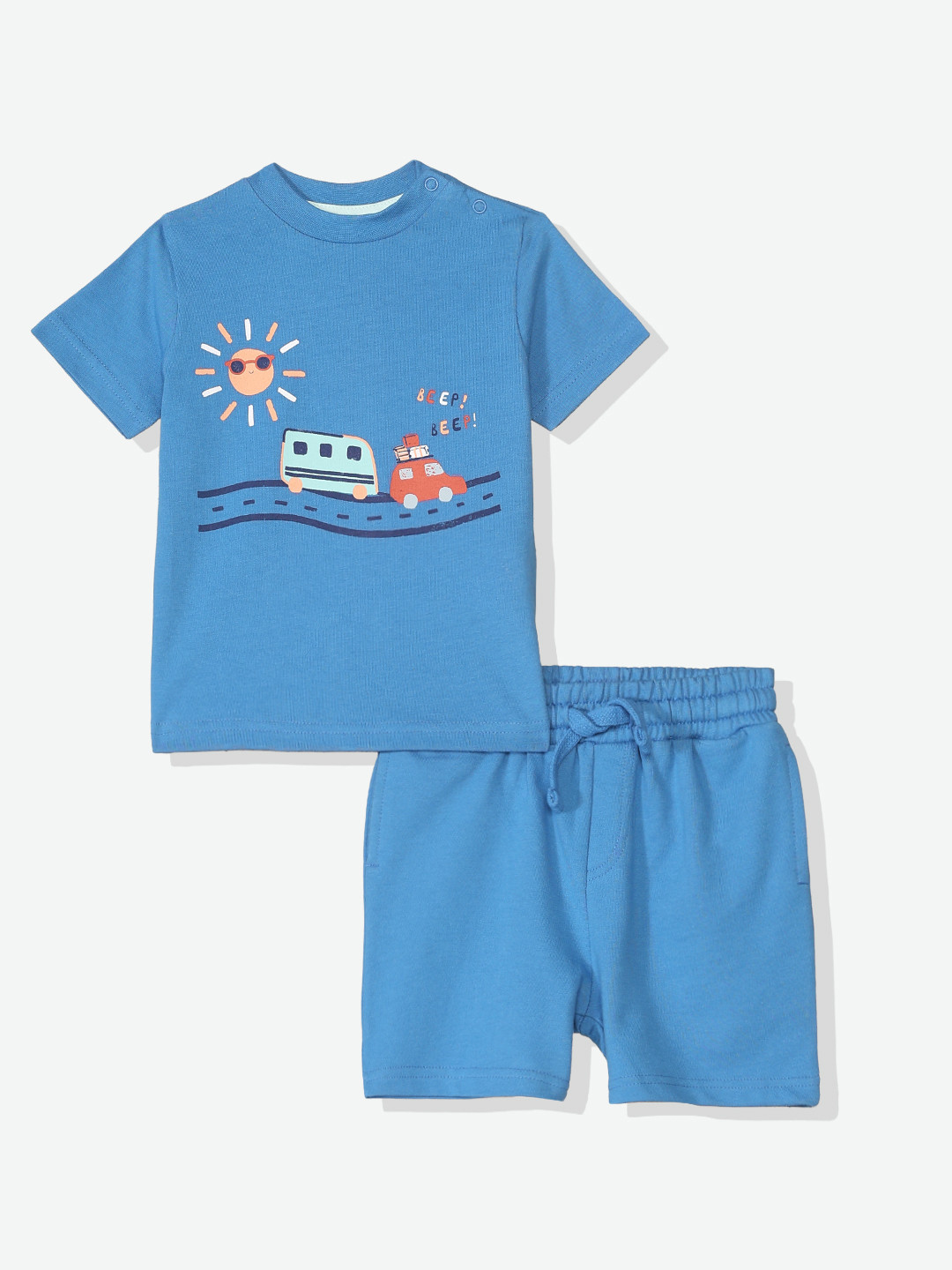 mothercare Boys Pure Cotton Short Sleeve Clothing Set