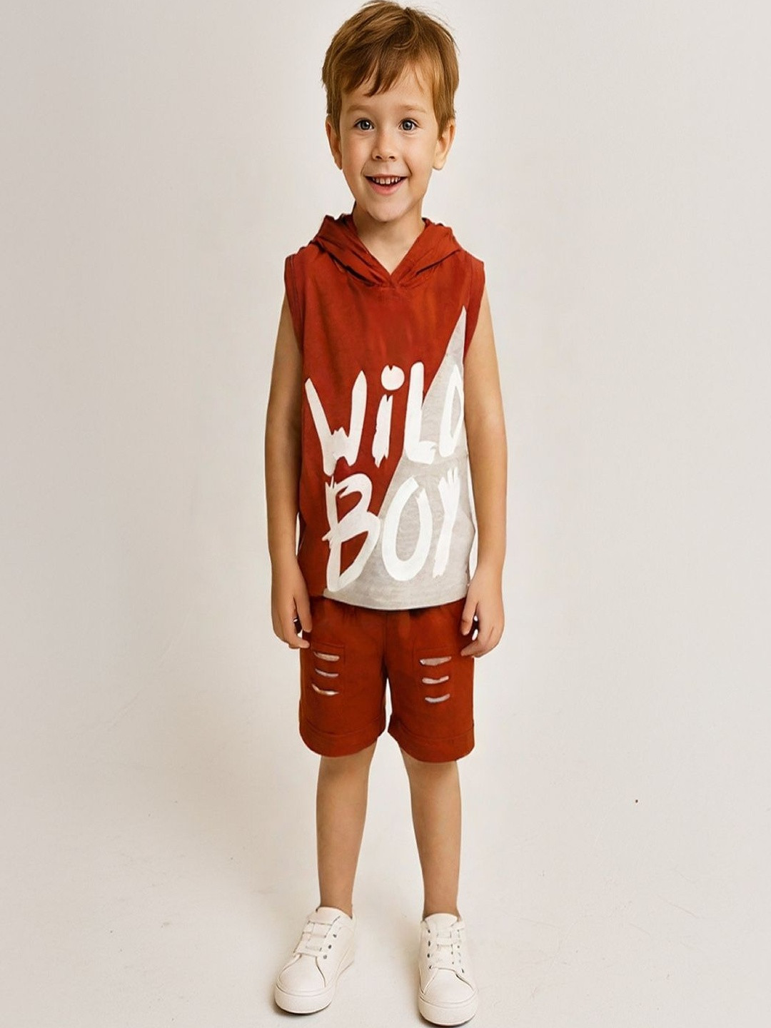High Street Clothing Co Unisex Kids Printed T-shirt with Shorts Clothing Set
