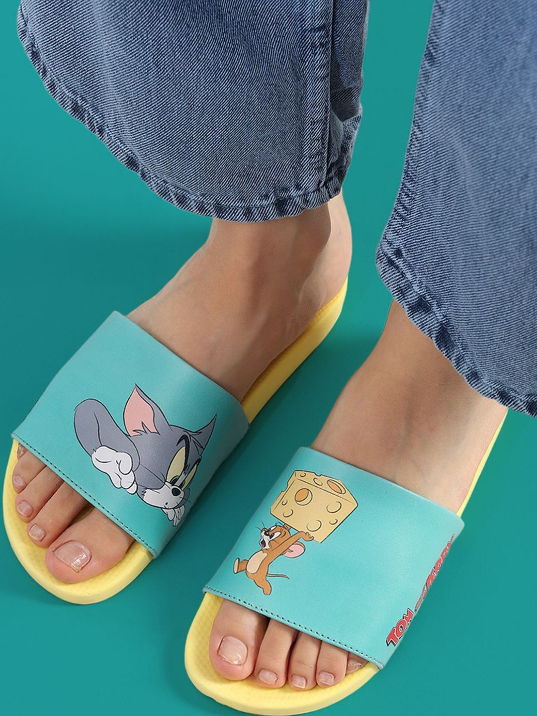 yoho Yoho Women Tom & Jerry 003 Printed Sliders