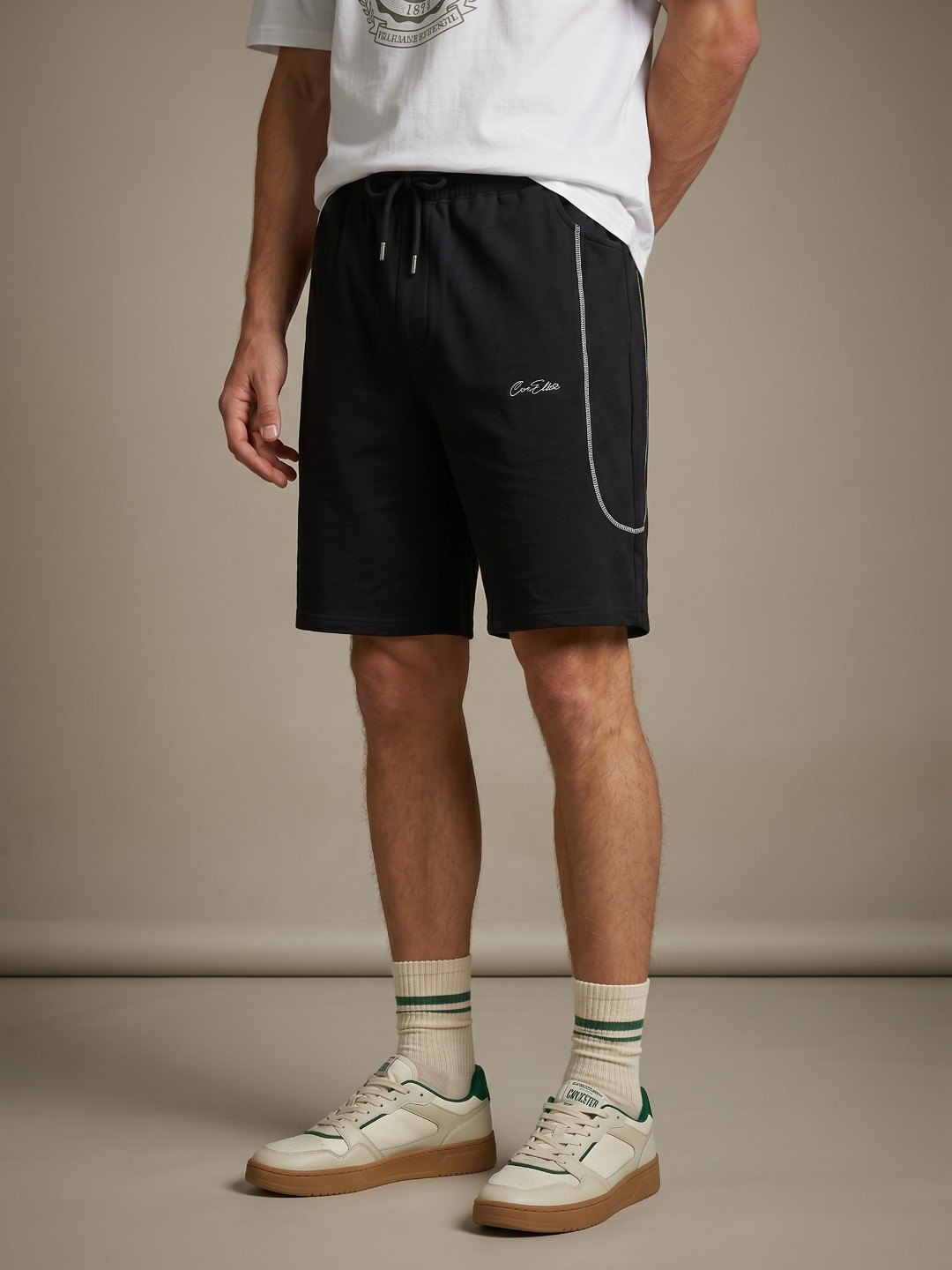 glitchez Men Bermuda Fit Shorts
