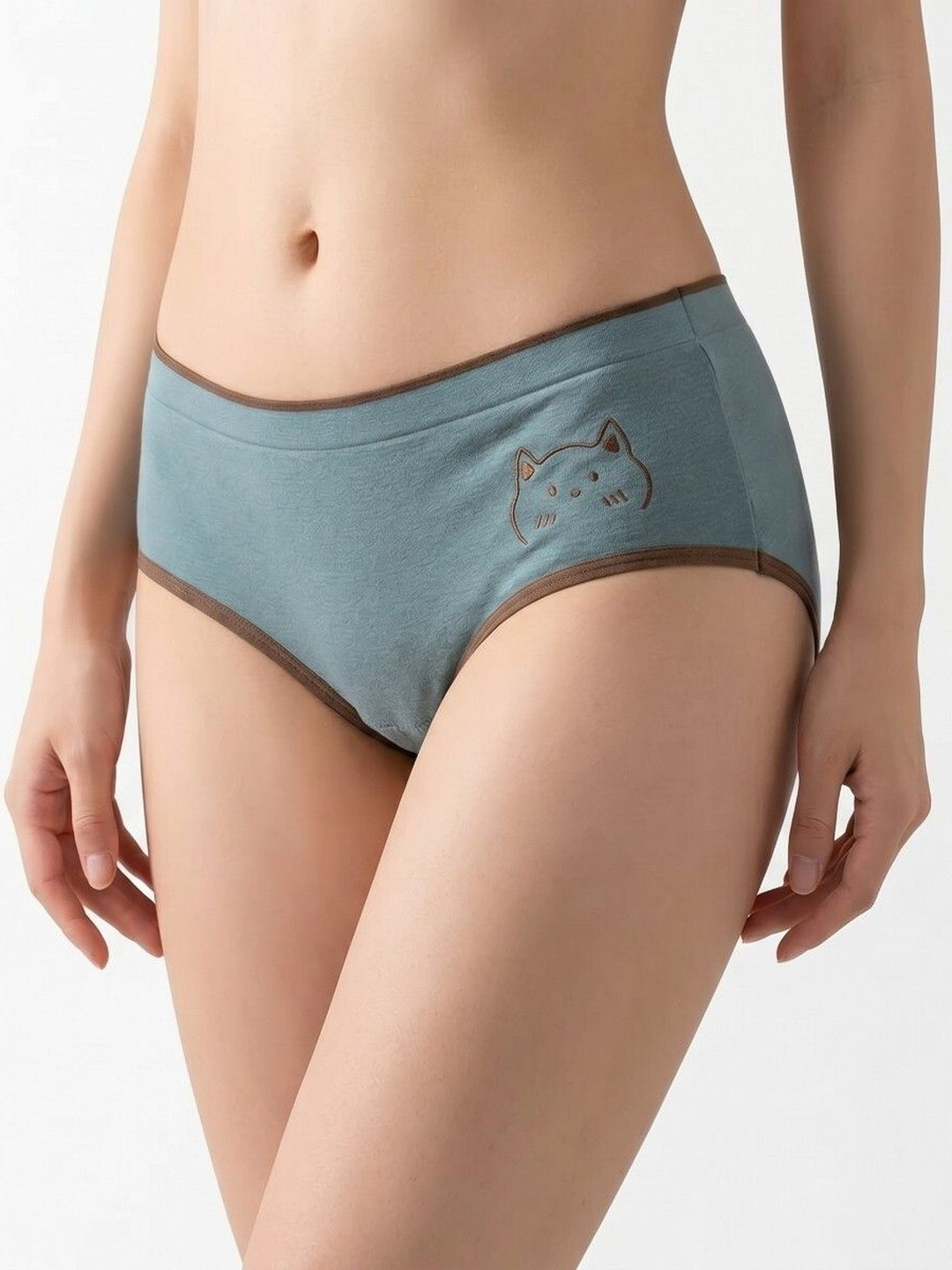ETC Women Printed Assorted Cotton Basic Briefs