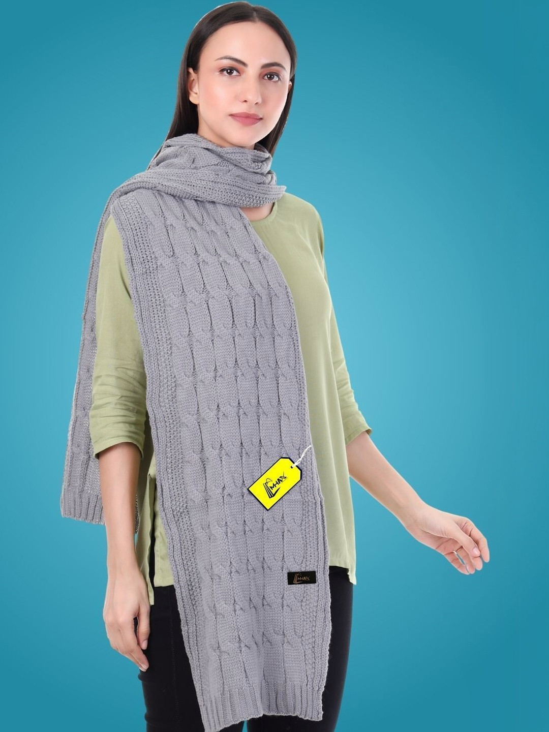 MHAX Women Merino Wool Mufflers