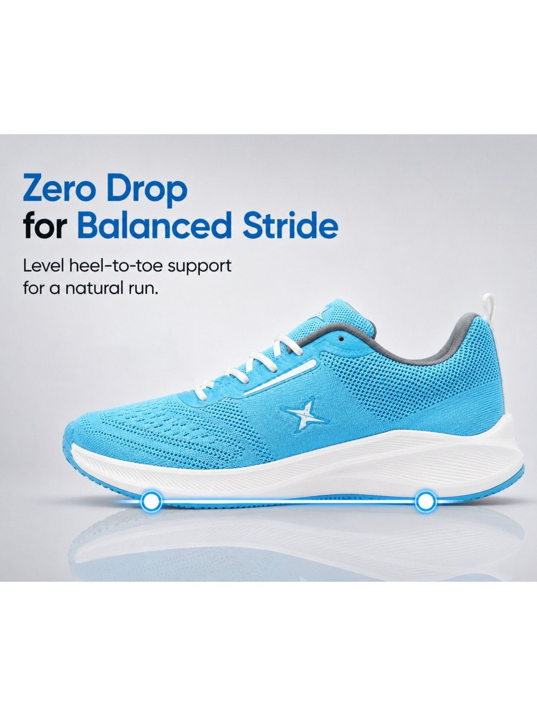 KRAASA Men Textile Running Non-Marking Shoes