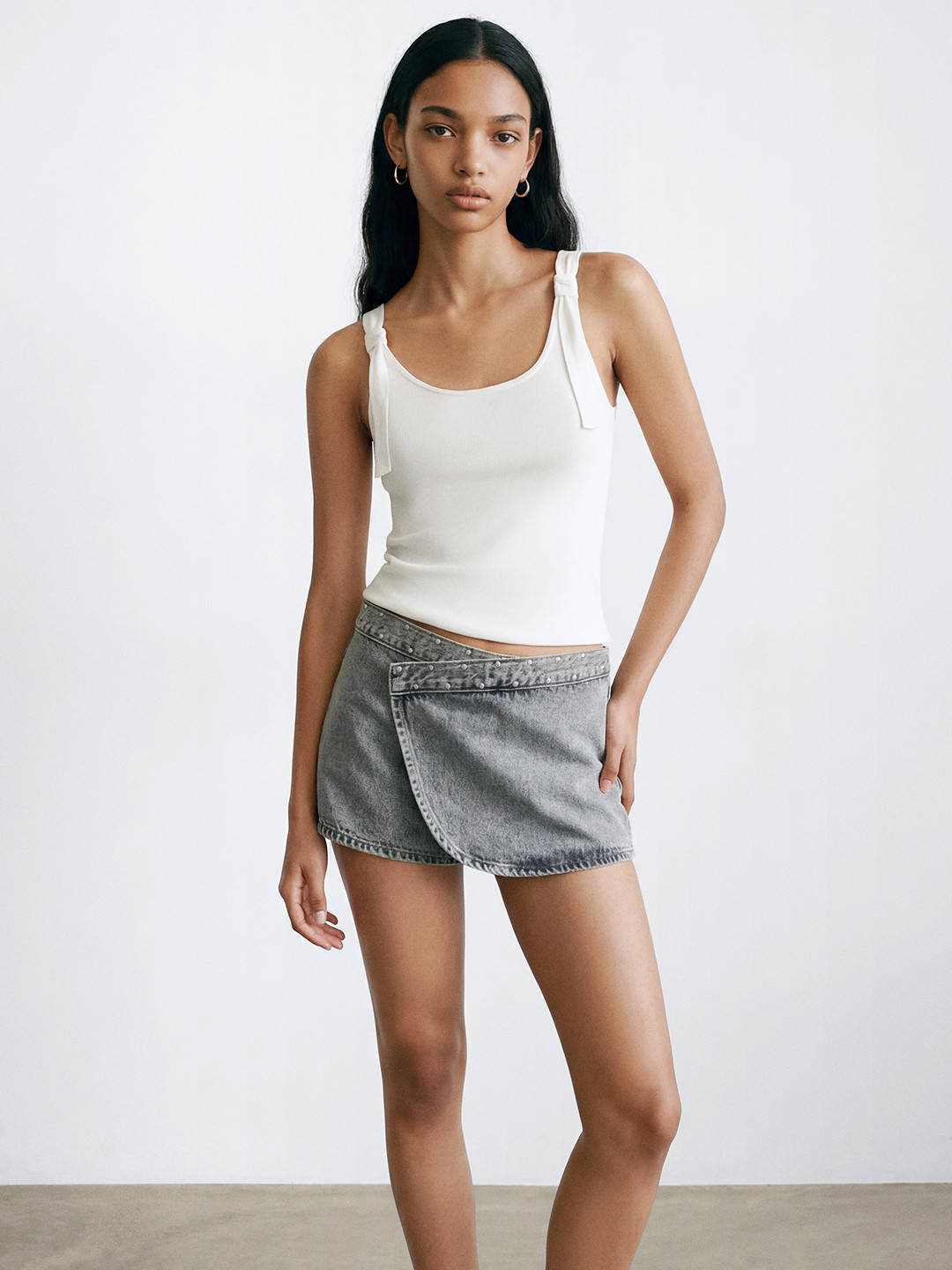 MANGO MNG Scoop Neck Tank Top
