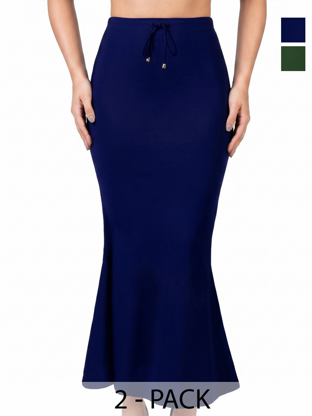HERE&NOW Pack Of 2 High Rise Saree Shapewear