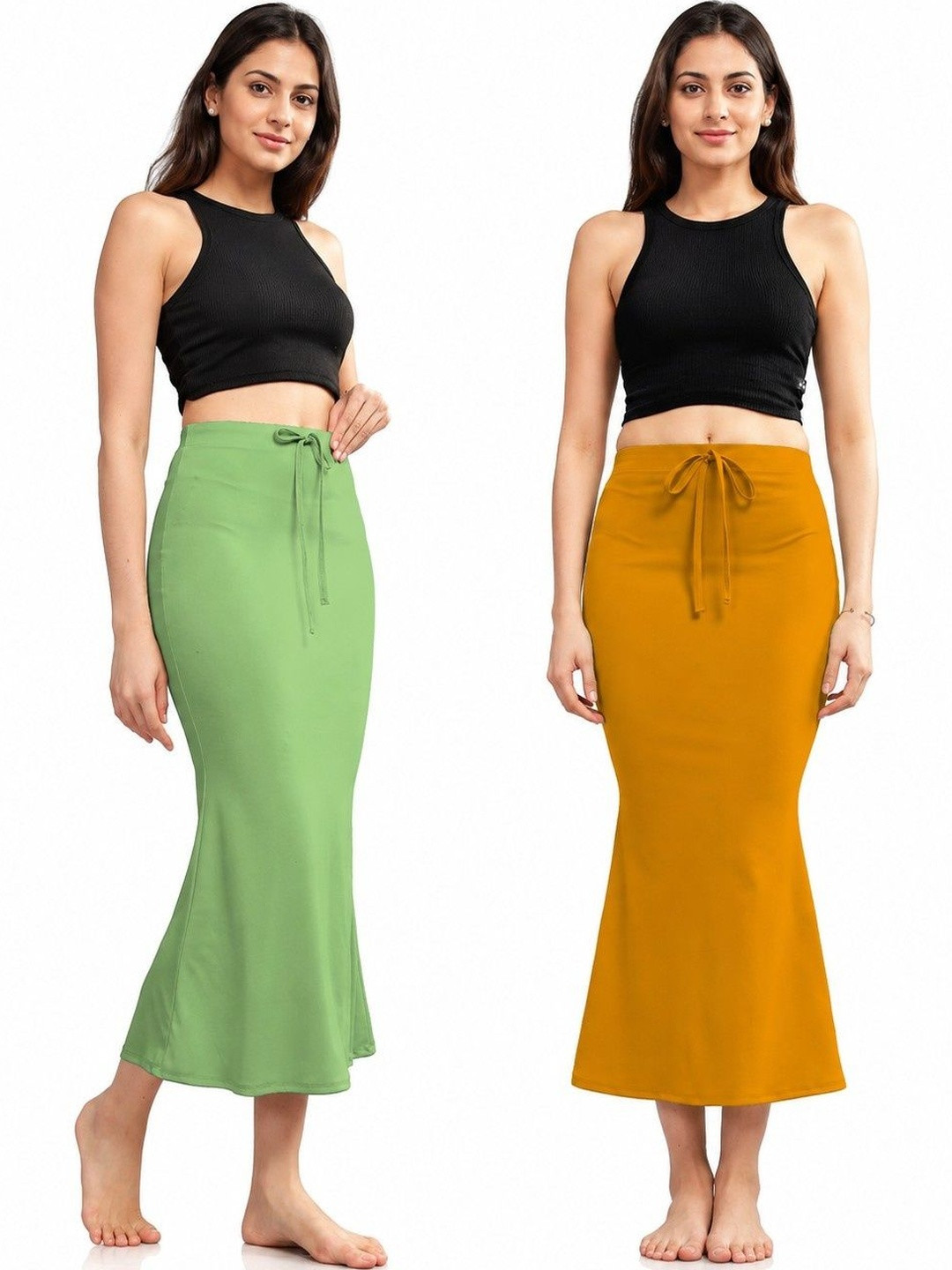 HERE&NOW Pack Of 2 Stretchable Saree Shapewears