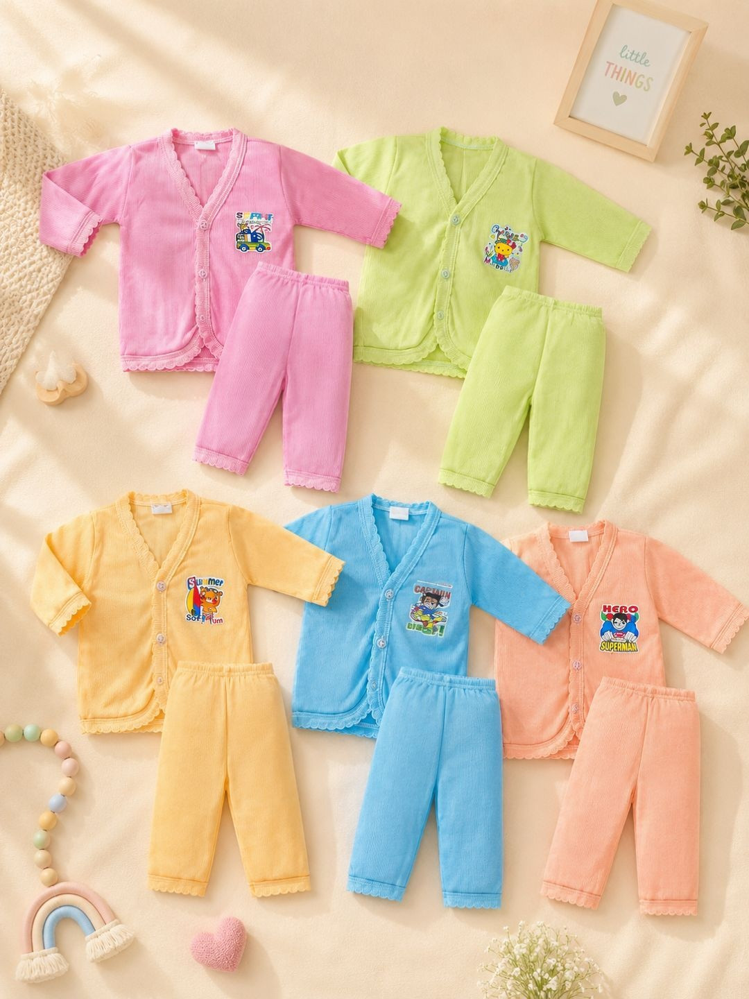 DRAKO Unisex Kids Printed T-shirt with Pyjamas